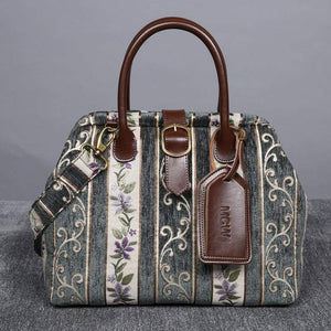 Carpet Purse<br>Victorian Stripes Grass
